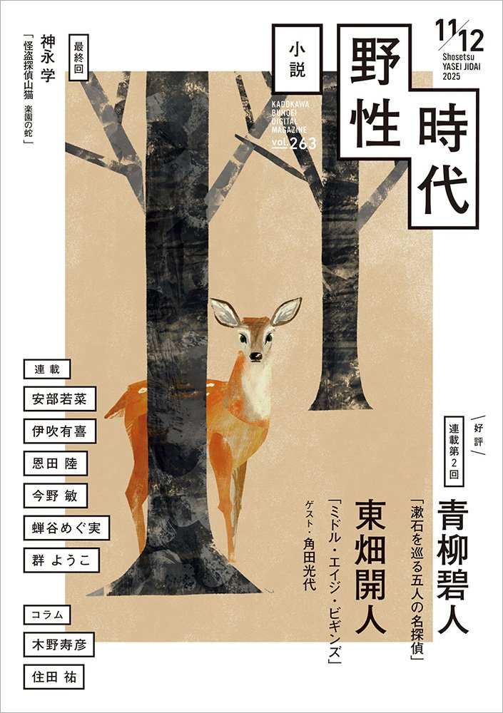 表紙:小説 野性時代 第263号 2025年11月12月合併号