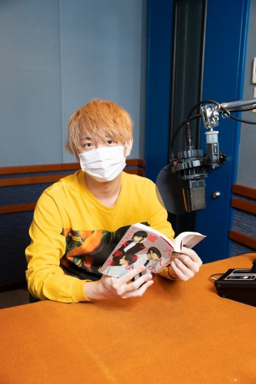 木村良平さん オーディオブック収録風景