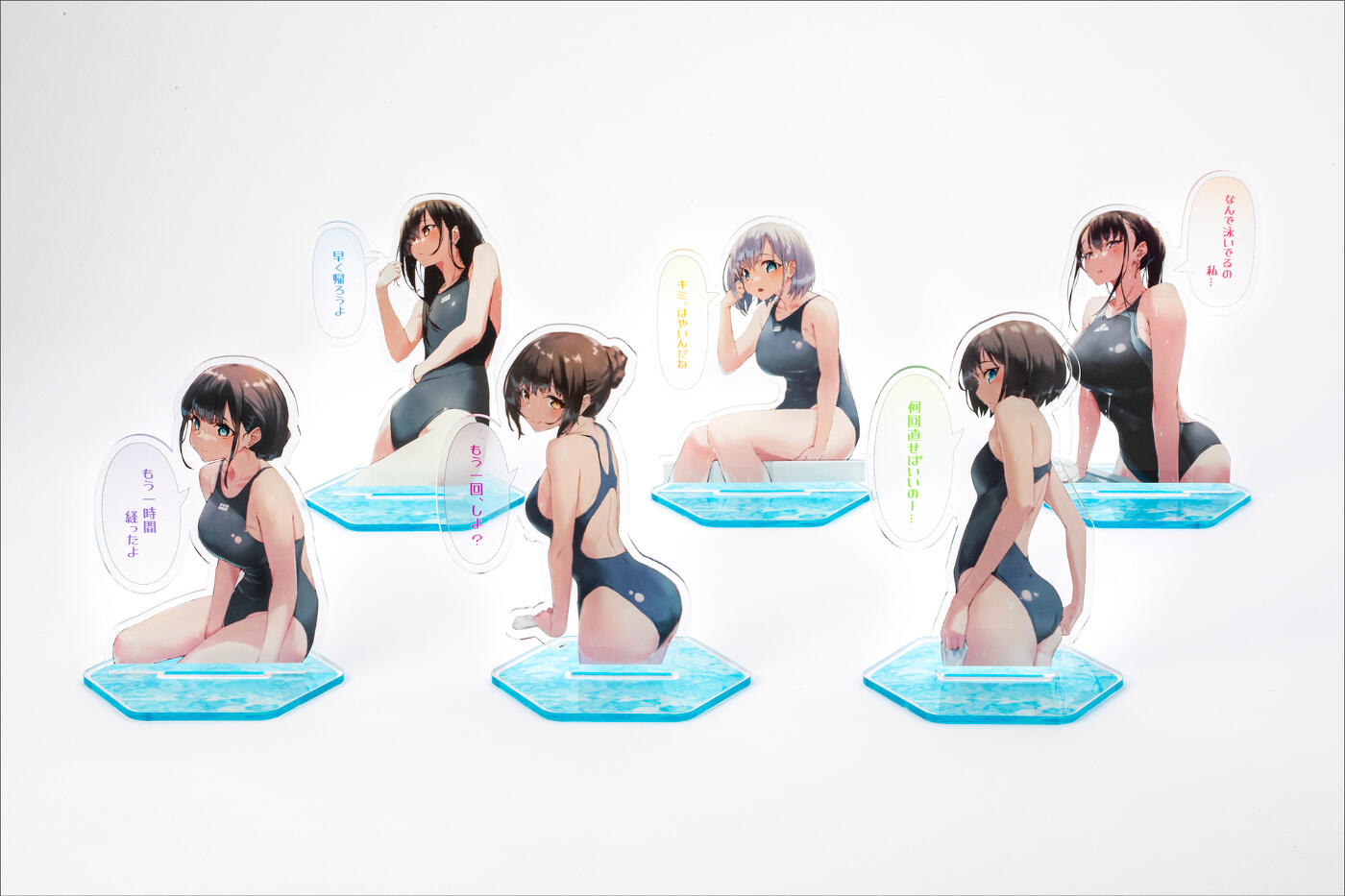 美少女たちの青春を描いた『あお高競泳部』の夏限定グッズが発売決定