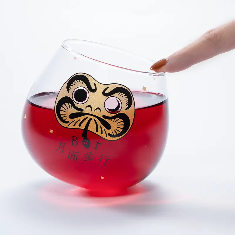 「Bar 月面歩行」だるまグラス